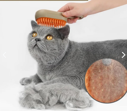 Cepillo de vapor para mascotas 3 en 1