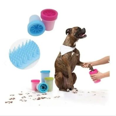 Limpiador Patas Cepillo Mascotas Talla L